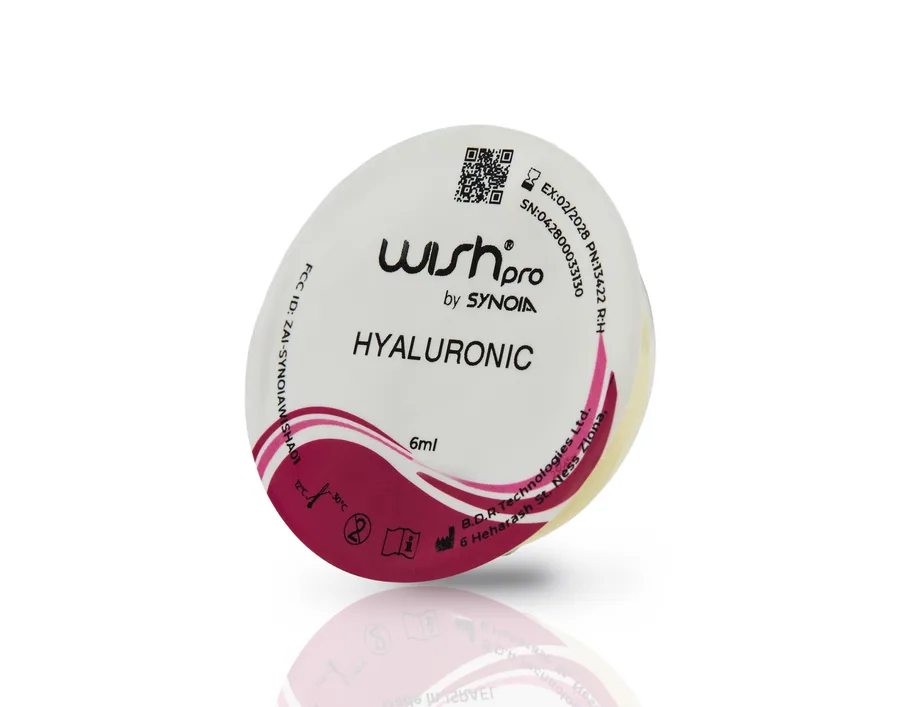 המכסה של קפסולת WISHpro Hyaluronic אטומה