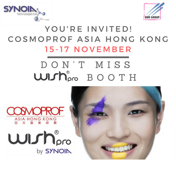 בואו לבקר אותנו בתערוכת COSMOPROF  בהונג קונג , 15-17 בנובמבר 2017